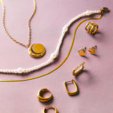 Graceful Dome Earrings