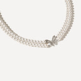 Butterfly Pearl Necklace