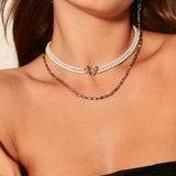 Butterfly Pearl Necklace