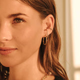 Twisted Hoop Earrings