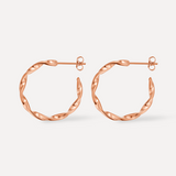 Twisted Hoop Earrings