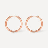 30mm GLOSSY HOOPS EARRINGS