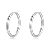 30mm GLOSSY HOOPS EARRINGS