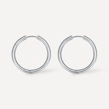 30mm GLOSSY HOOPS EARRINGS