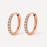 16mm CRYSTALLIZED SHINE HOOP Earrings