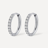 16mm CRYSTALLIZED SHINE HOOP Earrings
