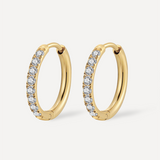 16mm CRYSTALLIZED SHINE HOOP Earrings