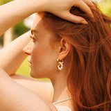 Pearl Hoop Earrings