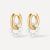Pearl Hoop Earrings