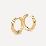24mm GLOSSY HOOPS Medium Earrings