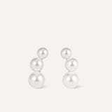 Trio Pearl Earrings