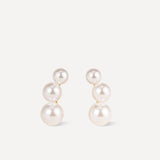 Trio Pearl Earrings