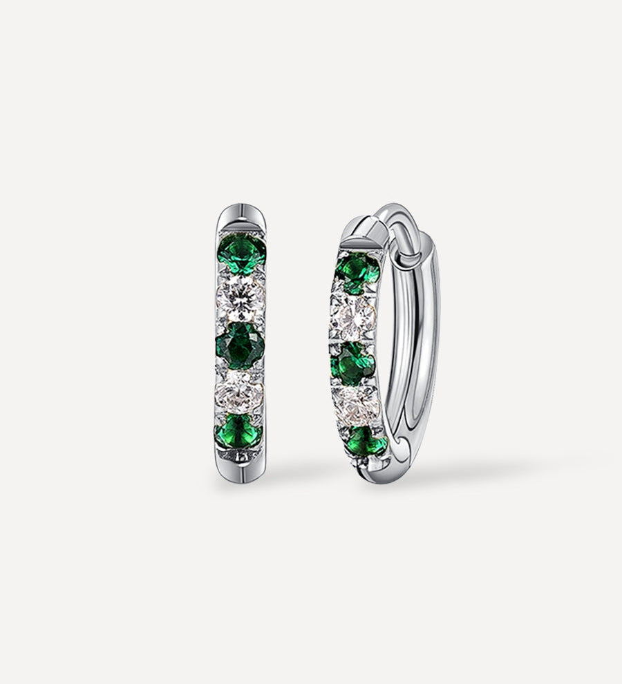 Green Glacier Small Earrings