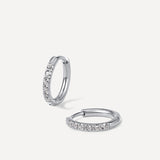 CRYSTALIZED SHINE HOOP Medium Earrings