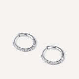 CRYSTALIZED SHINE HOOP Medium Earrings