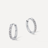 CRYSTALIZED SHINE HOOP Medium Earrings