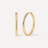 24mm SLIM HOOP MEDIUM EARRINGS