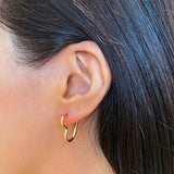 20mm Open My Heart Earrings