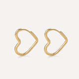 20mm Open My Heart Earrings