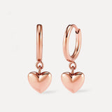 Solemn Heart Earrings