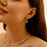 Modern Pearl Small Earrings