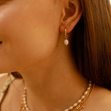 Modern Pearl Small Earrings