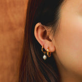 Modern Pearl Small Earrings
