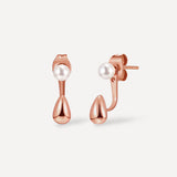 Ocean Drop Pearl Earrings