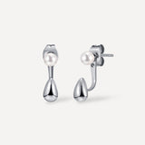 Ocean Drop Pearl Earrings
