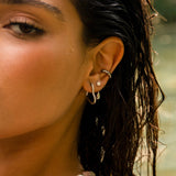 Ocean Drop Pearl Earrings