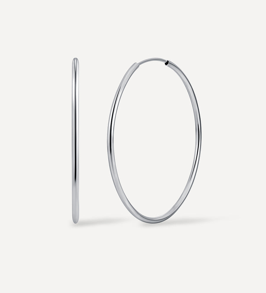 Slim Hoop Extra Large Earrings