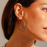 Slim Hoop Extra Large Earrings