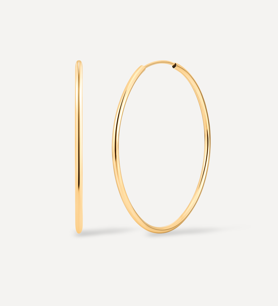 Slim Hoop Extra Large Earrings
