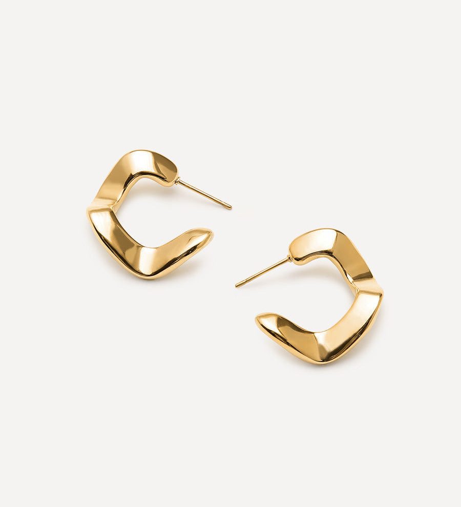 Sinuous Loop Earrings