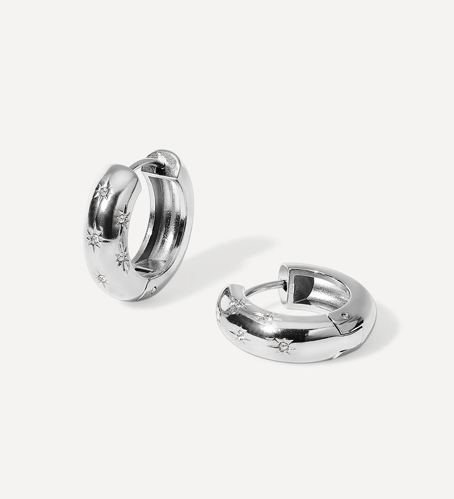Galaxy Hoop Earrings