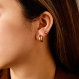 Modern Bean Earrings