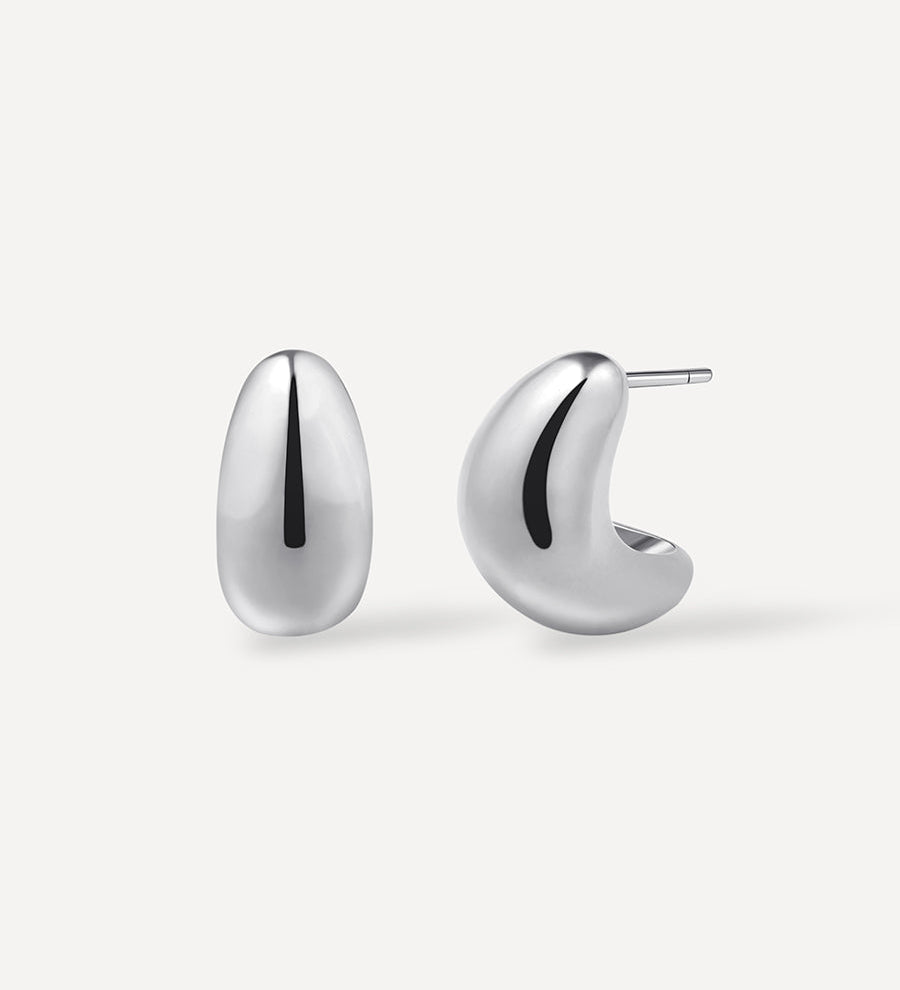Modern Bean Earrings