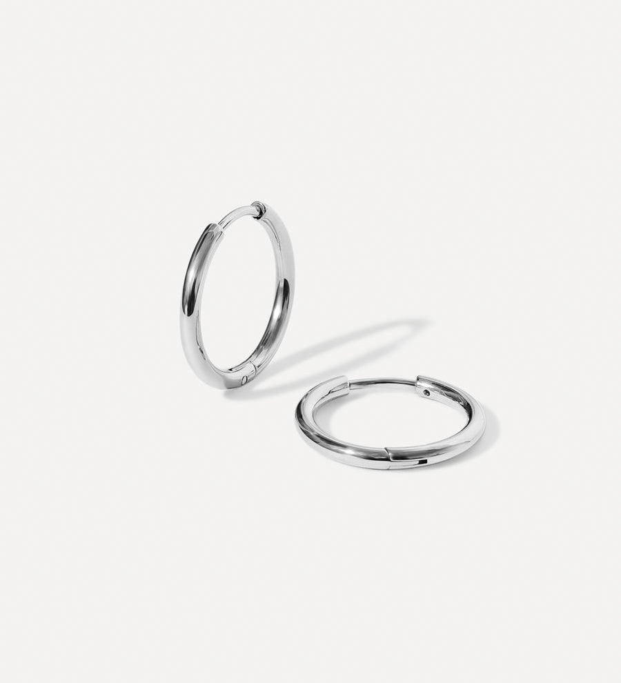 Sleek Hoop Earrings