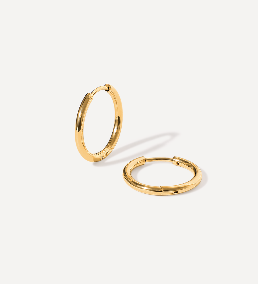 Sleek Hoop Earrings