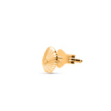 SINGLE GOND EARING GOLD PLATED