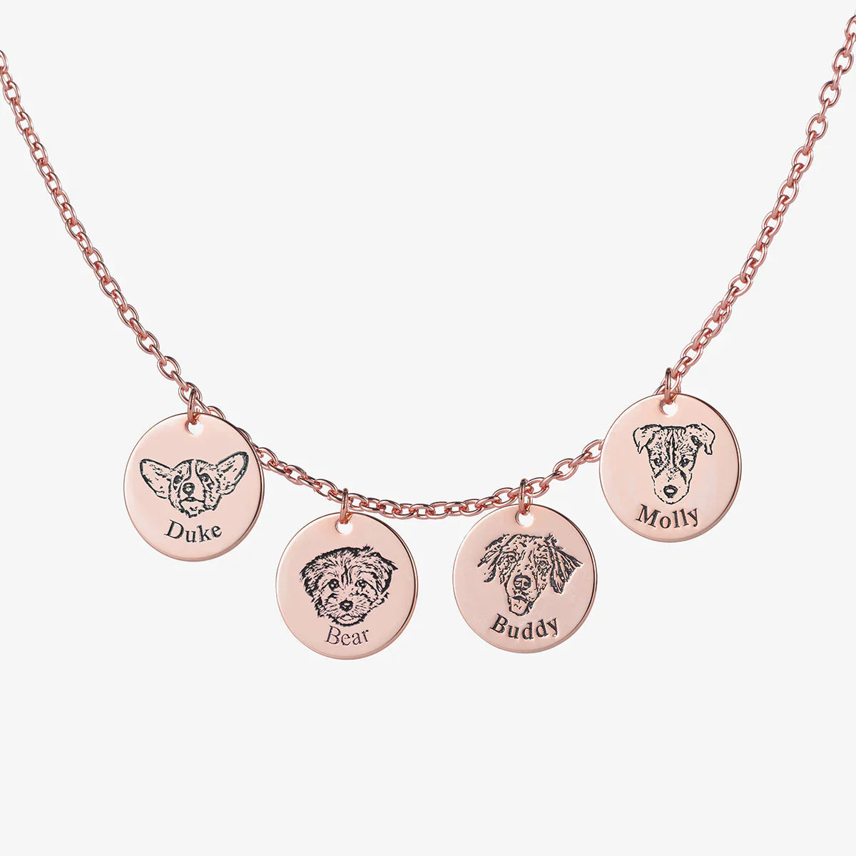 Colar com Rosto de Animal Personalizado