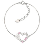 Pulseira Coração Cintilante