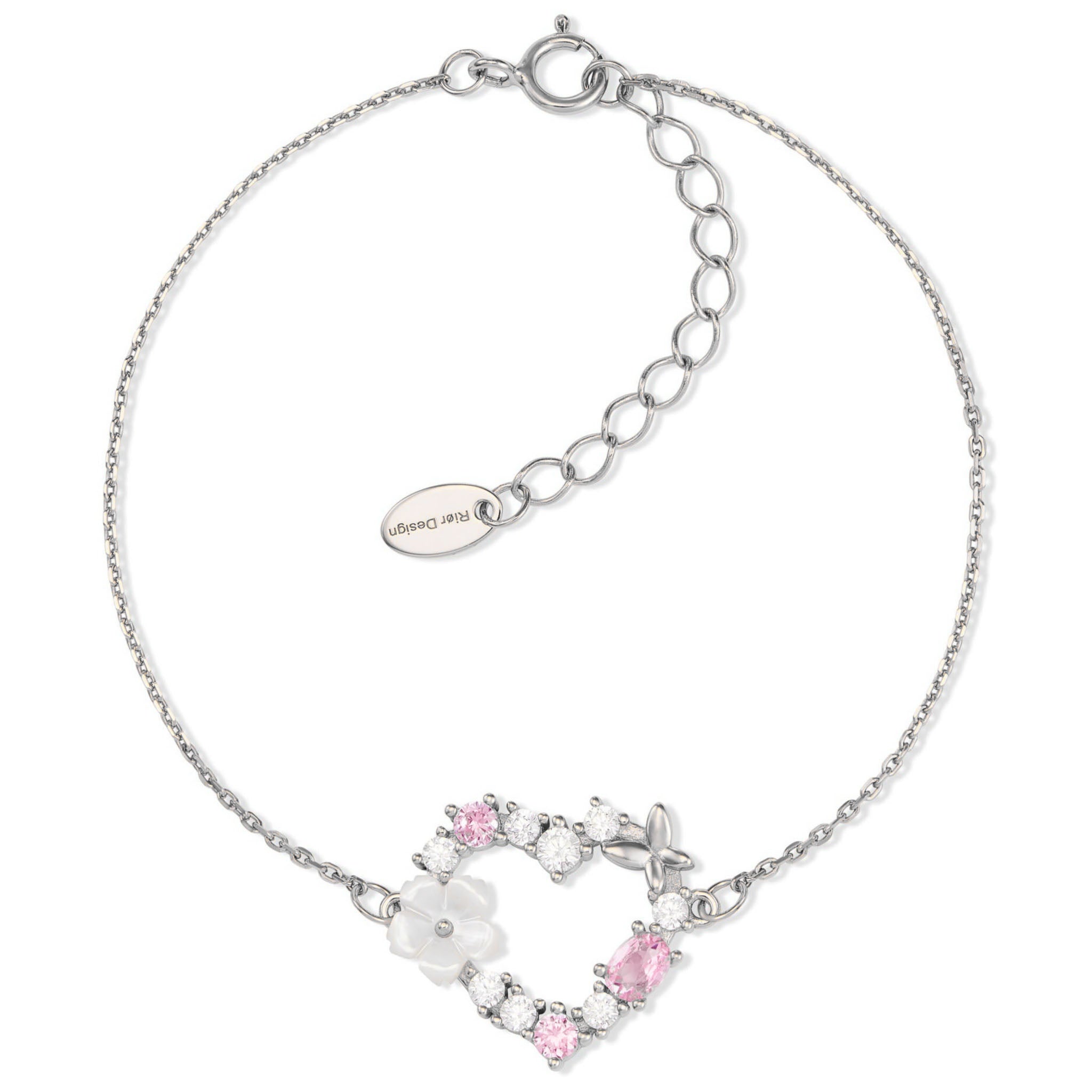 Pulseira Coração Cintilante