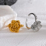 Anel Flor de Lótus Ajustável (Banhado a Ouro 18K)
