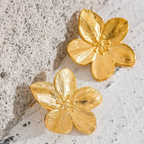 Brincos Flor de Cerejeira (Banhado a Ouro 18K)