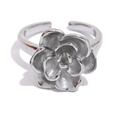 Anel Flor de Lótus Ajustável