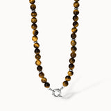 Tiger's Eye Charm Necklace