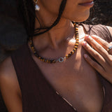 Tiger's Eye Charm Necklace