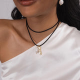 Black Satin Chain