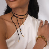 Black Satin Chain
